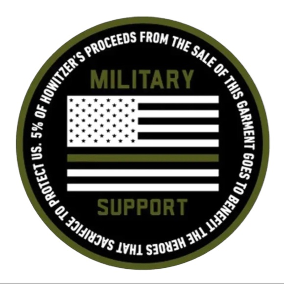 Howitzer Style Men's T-Shirt Over Tyranny Military Grunt MFG - Picture 8 of 10